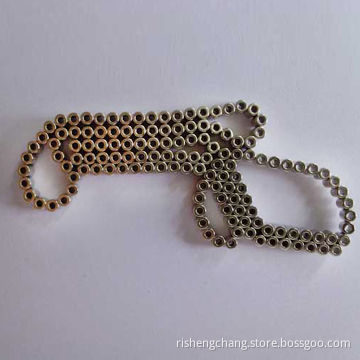 Rare earth neodymium magnet, used in motor, sized 2.6*1.3*3.6mm, covered with nickel